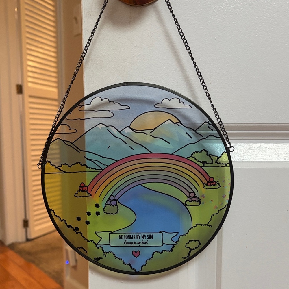 Rainbow Bridge Glass Art - Picture 2 of 4